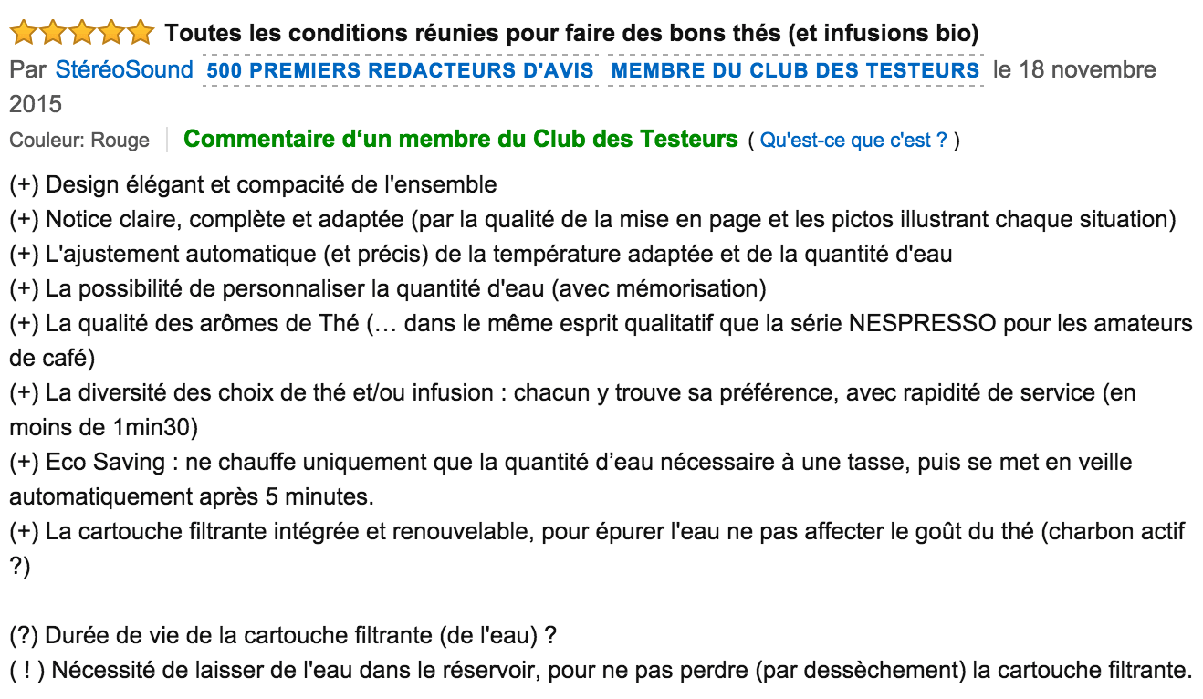 commentaire Special. T nestle